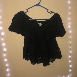 off the shoulder shirt